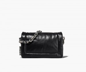 Black Marc Jacobs The Barcode Pillow Women's Handbags | USA 763125NXV