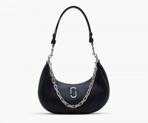 Black Marc Jacobs The Curve Women's Handbags | USA 832714SCR