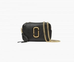 Black Marc Jacobs The Glam Shot 17 Women's Handbags | USA 248569JTY