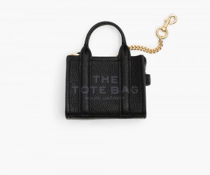 Black Marc Jacobs The Nano Tote Bag Women's Charm | USA 879246MAI