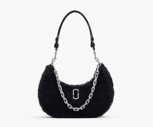 Black Marc Jacobs The Teddy Curve Women's Handbags | USA 043752GRM