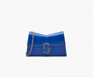 Blue Marc Jacobs The St. Marc Chain Women's Large Wallets | USA 861453CVY