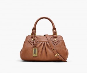 Brown Marc Jacobs Re-Edition Baby Groovee Women's Handbags | USA 260984XVD