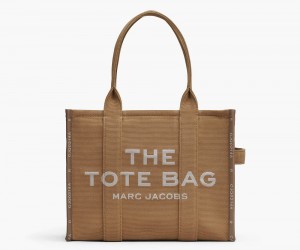 Brown Marc Jacobs The Jacquard Large Women's Tote Bag | USA 537821BEP