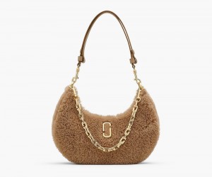 Brown Marc Jacobs The Teddy Curve Women's Handbags | USA 921760FYW