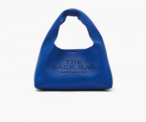 Deep Blue Marc Jacobs The Mini Sack Women's Handbags | USA 081259ZAG