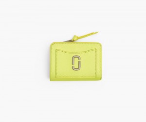 Green Marc Jacobs The Utility Snapshot Mini Compact Women's Small Wallets | USA 607152JEQ