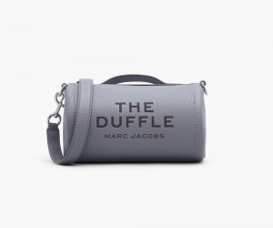 Grey Marc Jacobs The Leather Women's Duffle Bag | USA 670215COP