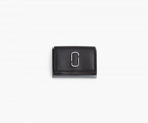 Grey Marc Jacobs The Utility Snapshot Mini Trifold Women's Small Wallets | USA 235987HFM