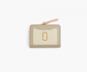 Khaki Marc Jacobs The Utility Snapshot Mini Compact Women's Small Wallets | USA 471538OTD