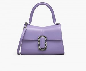 Lavender Marc Jacobs The St. Marc Top Handle Women's Handbags | USA 831502LQO