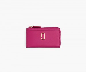 Pink Marc Jacobs The J Marc Top Zip Multi Women's Large Wallets | USA 741038MCP