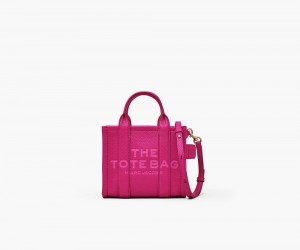 Pink Marc Jacobs The Leather Mini Women's Tote Bag | USA 406539GJM