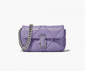 Purple Marc Jacobs The Puffy Diamond Quilted J Marc Women's Shoulder Bag | USA 231965FKU