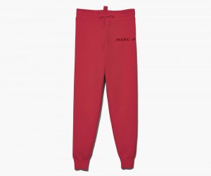 Red Marc Jacobs The Knit Sweat Women's Pants | USA 148573TKD