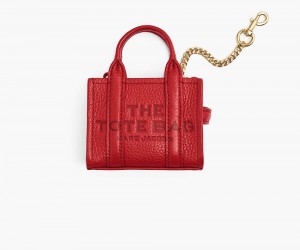 Red Marc Jacobs The Nano Tote Bag Women's Charm | USA 375082HYJ