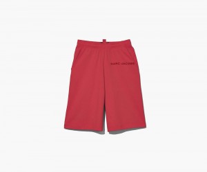 Red Marc Jacobs The T-Shorts Women's Shorts | USA 503174MJX