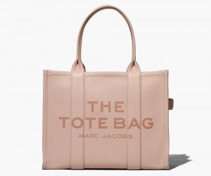 Rose Marc Jacobs The Leather Large Women's Tote Bag | USA 283190UNX