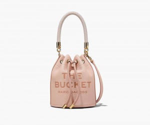 Rose Marc Jacobs The Leather Women's Bucket Bag | USA 617534CQN