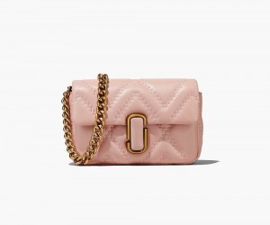 Rose Marc Jacobs The Quilted Leather J Marc Women's Shoulder Bag | USA 972081ZVY