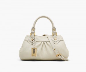 White Marc Jacobs Re-Edition Baby Groovee Women's Handbags | USA 152074NPM