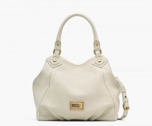 White Marc Jacobs Re-Edition Fran Women's Handbags | USA 130842LSK