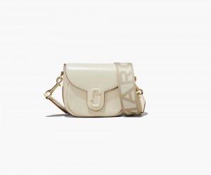 White Marc Jacobs The J Marc Small Women's Saddle Bag | USA 167859GJE