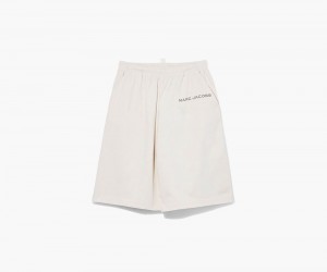 White Marc Jacobs The T-Shorts Women's Shorts | USA 905421CUS