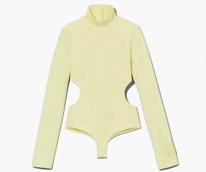 Yellow Marc Jacobs The Cutout Women's Bodysuit | USA 760318CQE