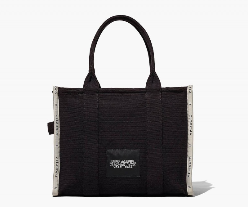 Black Marc Jacobs The Jacquard Large Women's Tote Bag | USA 152798DZX