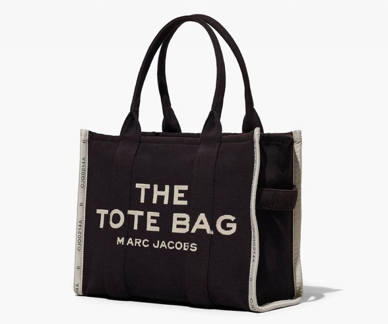 Black Marc Jacobs The Jacquard Large Women's Tote Bag | USA 152798DZX