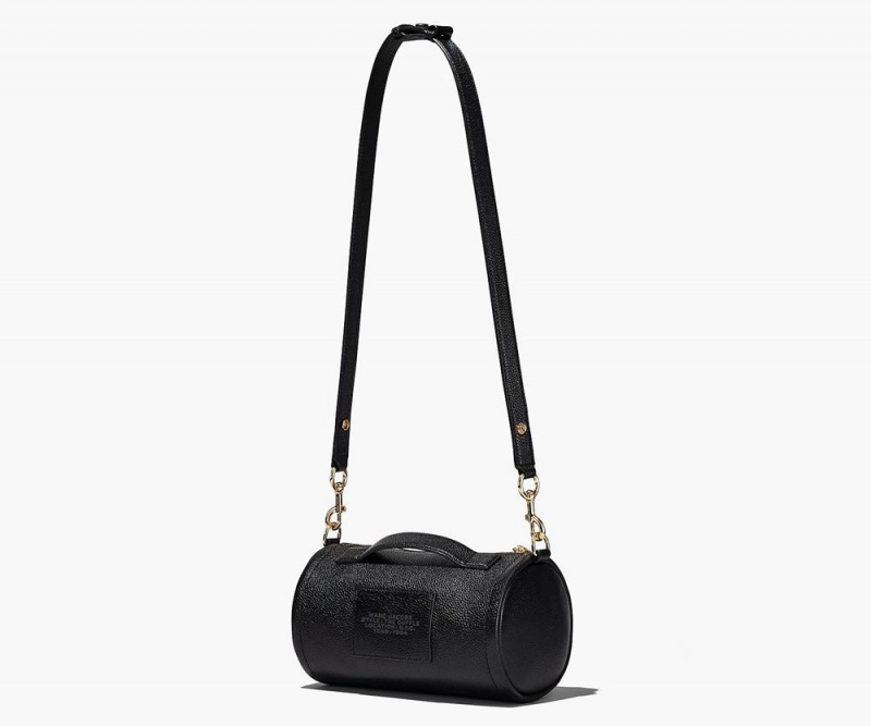 Black Marc Jacobs The Leather Women's Duffle Bag | USA 432960ZBV