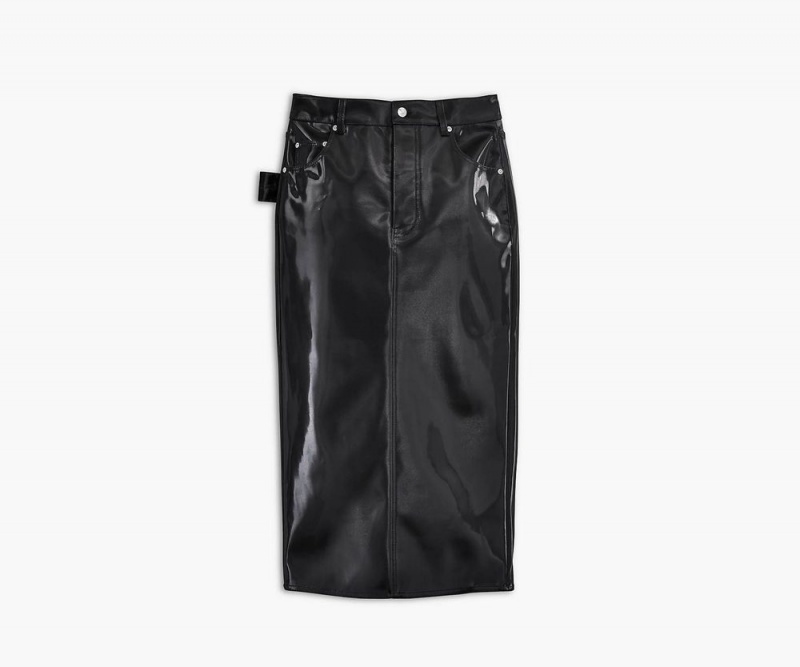 Black Marc Jacobs The Reflective Women\'s Skirt | USA 974283PNX