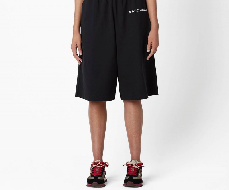 Black Marc Jacobs The T-Shorts Women's Shorts | USA 091287ONR