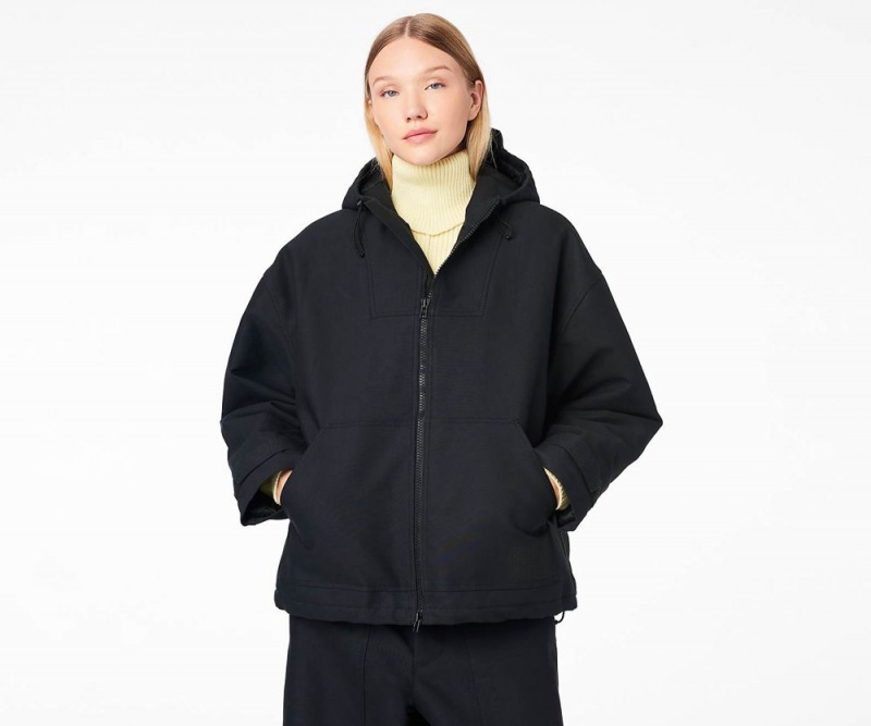 Black Marc Jacobs The Technical Padded Women's Jacket | USA 583296UJN