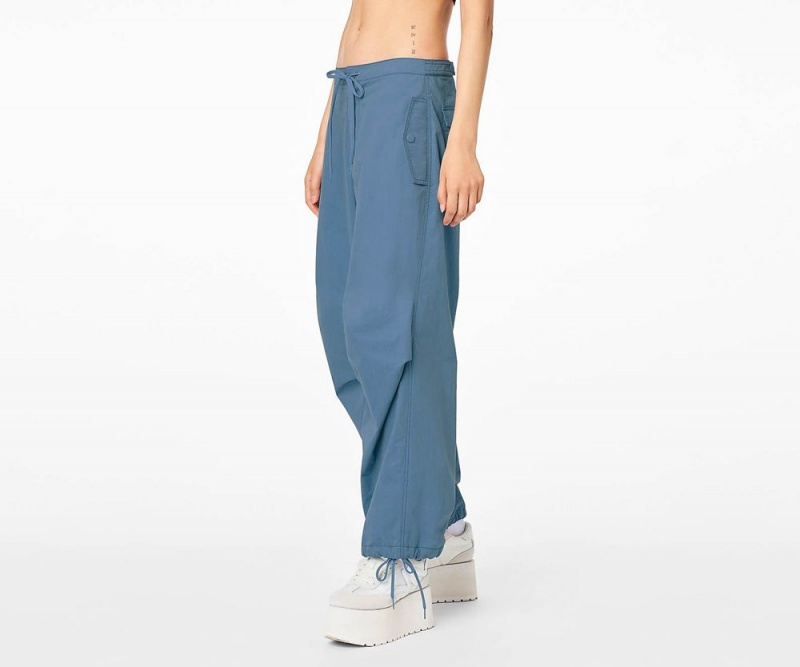 Blue Marc Jacobs The Baggy Drawstring Women's Pants | USA 745391YUM