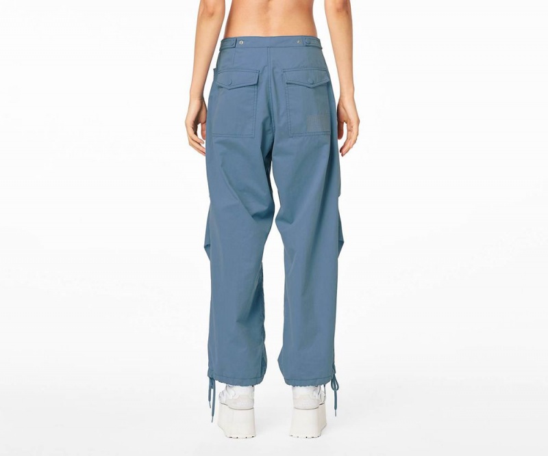 Blue Marc Jacobs The Baggy Drawstring Women's Pants | USA 745391YUM