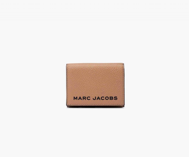 Brown Marc Jacobs The Bold Medium Trifold Women\'s Small Wallets | USA 587023WSF