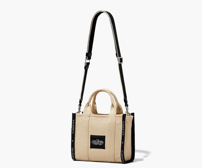 Brown Marc Jacobs The Jacquard Small Women's Tote Bag | USA 493621DTJ