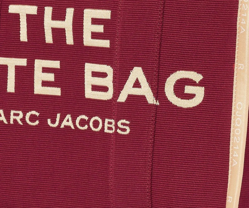 Burgundy Marc Jacobs The Jacquard Large Women's Tote Bag | USA 695172VUZ