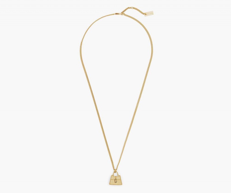 Gold Marc Jacobs The St. Marc Women's Necklace | USA 693745ZRI