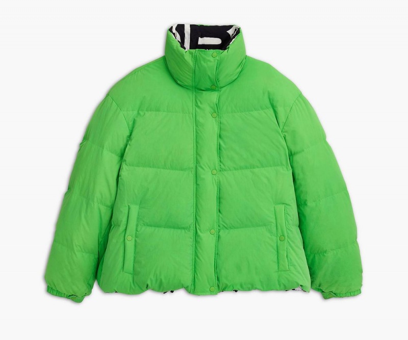 Green Marc Jacobs The Reversible Puffer Women\'s Jacket | USA 091457CFN