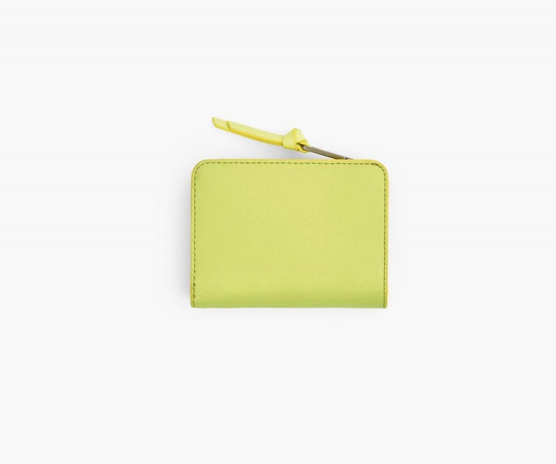 Green Marc Jacobs The Utility Snapshot Mini Compact Women's Small Wallets | USA 607152JEQ