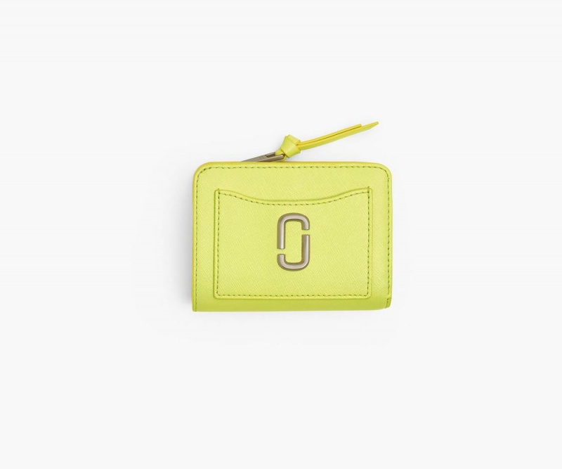 Green Marc Jacobs The Utility Snapshot Mini Compact Women\'s Small Wallets | USA 607152JEQ