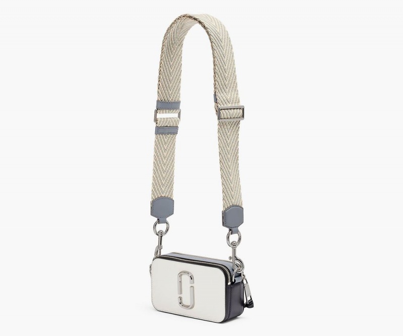 Grey Marc Jacobs The Arrow Webbing Women's Bag Strap | USA 826317CIS