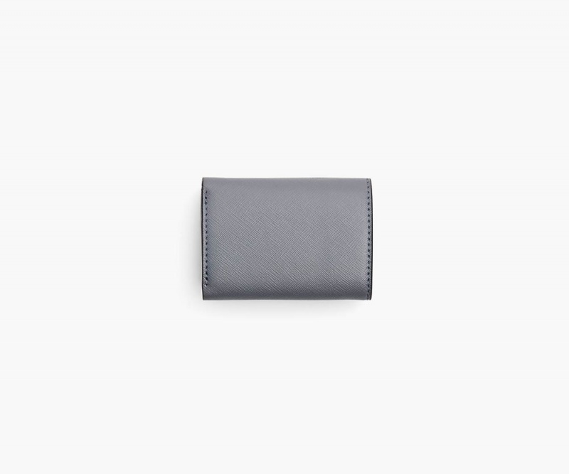 Grey Marc Jacobs The Utility Snapshot Mini Trifold Women's Small Wallets | USA 235987HFM