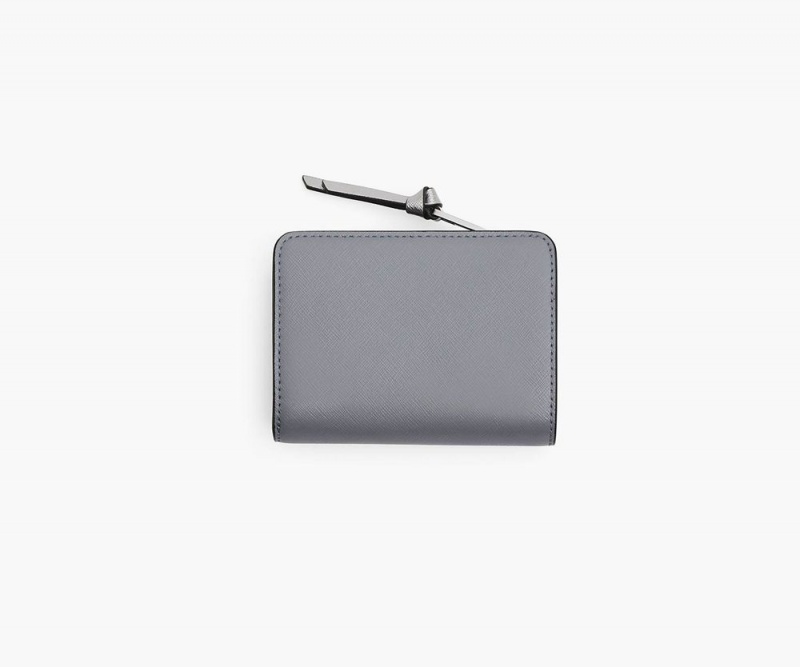 Grey Marc Jacobs The Utility Snapshot Mini Compact Women's Small Wallets | USA 807463HWR