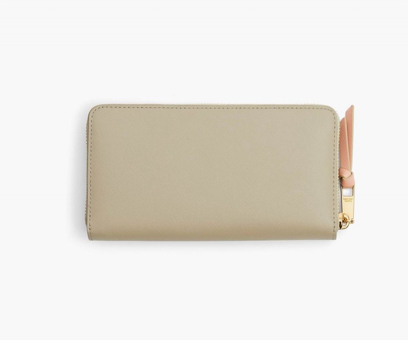 Khaki Marc Jacobs The Utility Snapshot Continental Women's Large Wallets | USA 015268QBN