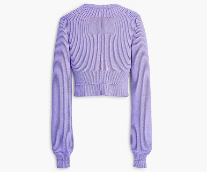 Lavender Marc Jacobs The Femme Crewneck Women's Sweater | USA 750923SDV