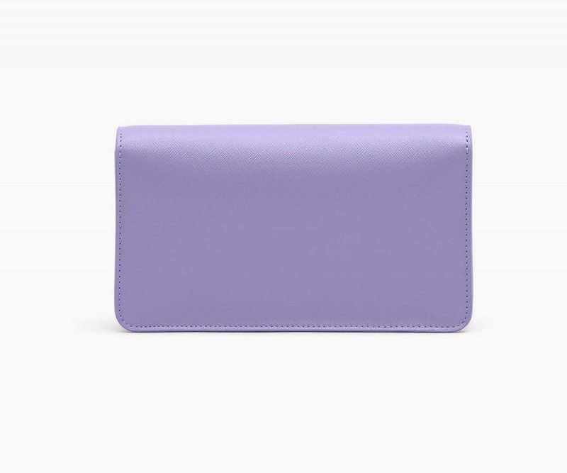 Lavender Marc Jacobs The Longshot Chain Women's Large Wallets | USA 413078MSF